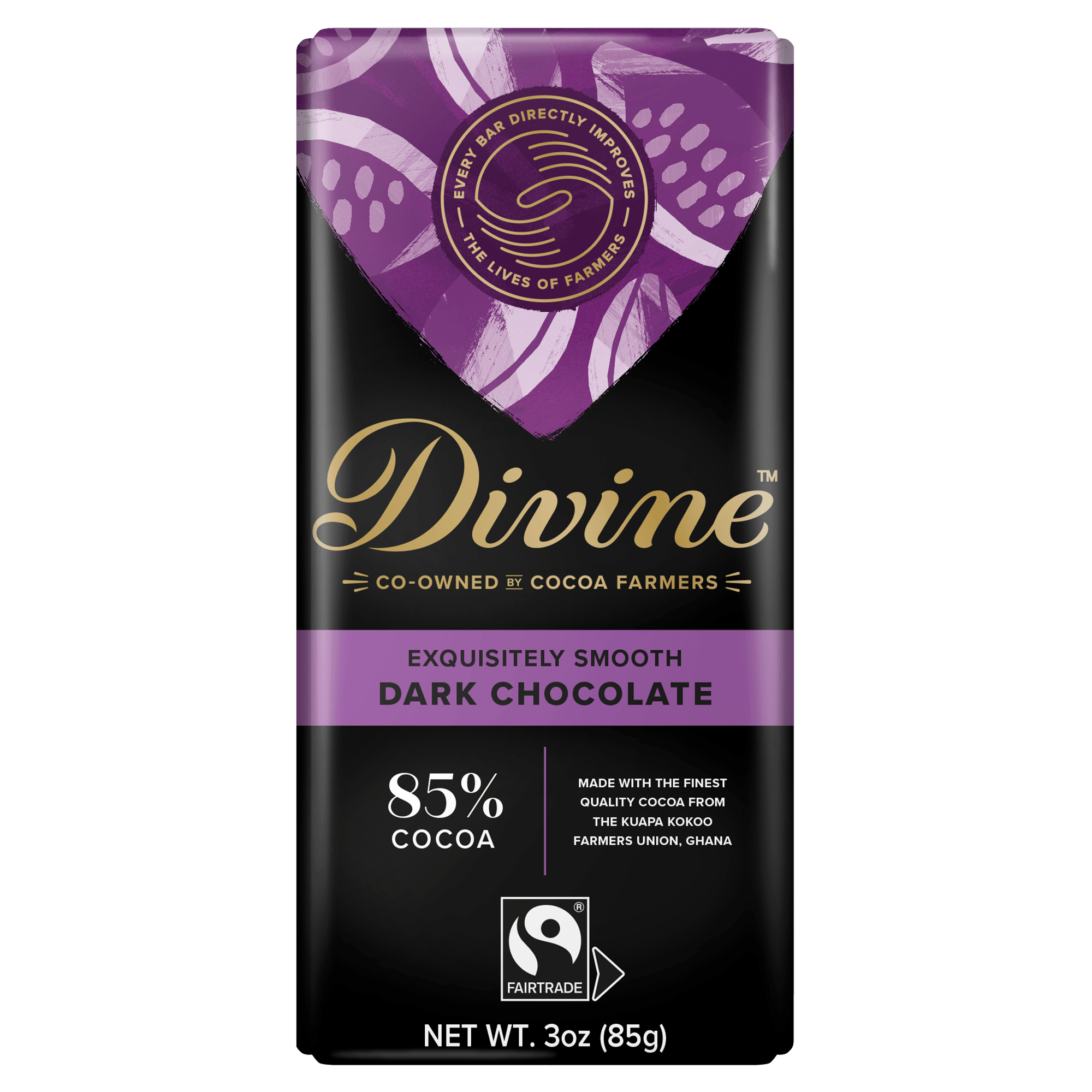 Divine 85% Dark Chocolate | Free 1-3 Day Delivery – Divine Chocolate