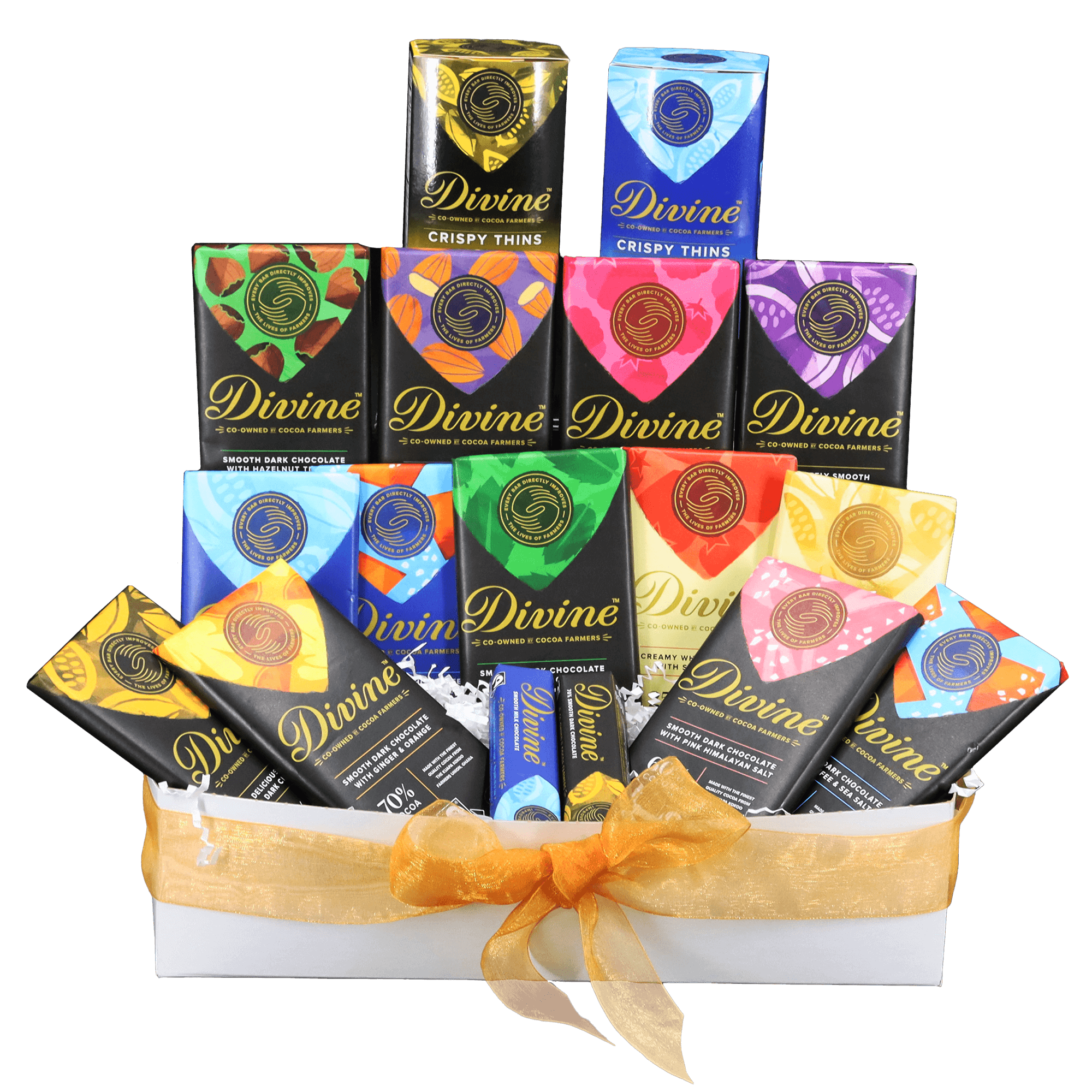 Divine Chocolate Fairtrade Dark Chocolate Vegan Gift Set
