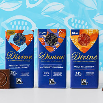 divine milk chocolate bars