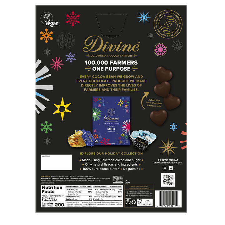 Dark Chocolate Advent Calendar (Wholesale)